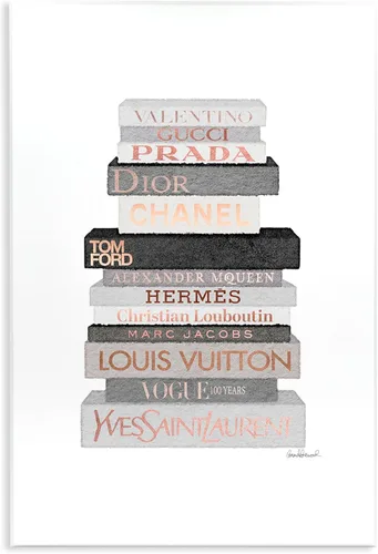 Vista 8 de Stupell Industries Arte de pared de ramo de rosas rosas y diseño de moda, 13 x 19 pulgadas, color blanco