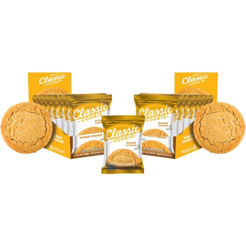 Vista 39 de Galletas de brownie Classic Cookie suavemente horneadas en forma redonda, 2 cajas, 16 galletas envueltas individualmente