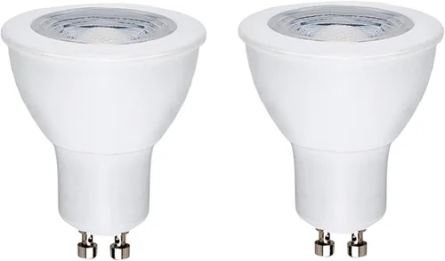 Vista 6 de CBConcept Bombillas LED GU10 con certificación UL, paquete de 2, 6 vatios, 550 lúmenes, blanco cálido 3000K, equivalente a halógeno de 50 W, ángulo