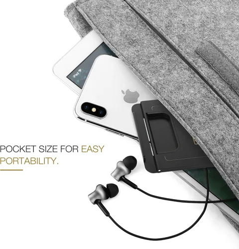 Vista 4 de MoKo Soporte para teléfono/tableta, soporte plegable para tableta compatible con iPhone 17/17 Air/17 Pro/17 Pro Max, iPhone 16/Pro/Pro Max/Plus