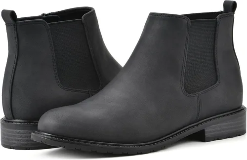 Vista 2 de WHITE MOUNTAIN Zapatos de mujer Caching Block Heel Chelsea Bootie