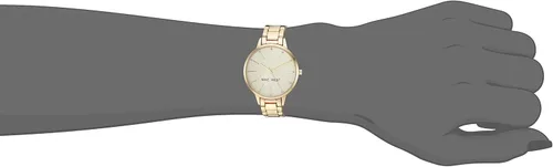 Vista 3 de Nine West Women's Crystal Accented Bracelet Watch