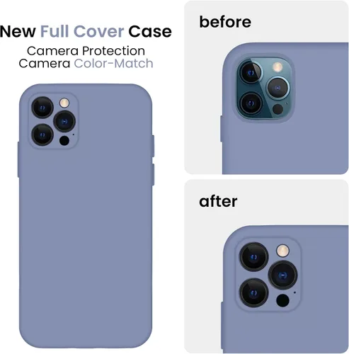 Vista 3 de Cordking Funda compatible con iPhone 11 Pro Max, funda de silicona [protección de cámara] Funda mejorada para teléfono con forro de microfibra suave