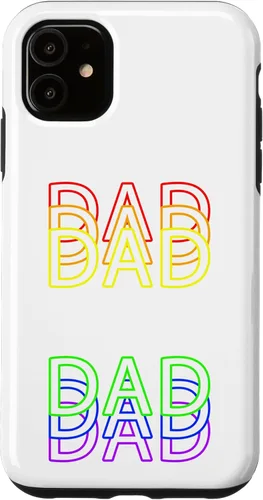 Vista 8 de Dad Best Daddy Proud Parent Old Man King Colorful Father Case for iPhone 16