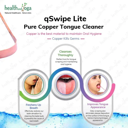 Vista 3 de Limpiadores de lengüeta de cobre HealthAndYoga (TM), 12