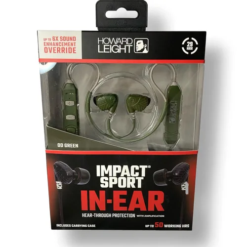 Vista 8 de Howard Leight by Honeywell Impact Sport In-Ear Passive Hear Through Technology (R-02700),Black/Grey