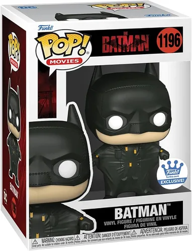 Vista 2 de Funko DC Comics - Figura de vinilo exclusiva de Batman Pop! Movies #1196 [Traje de ala]