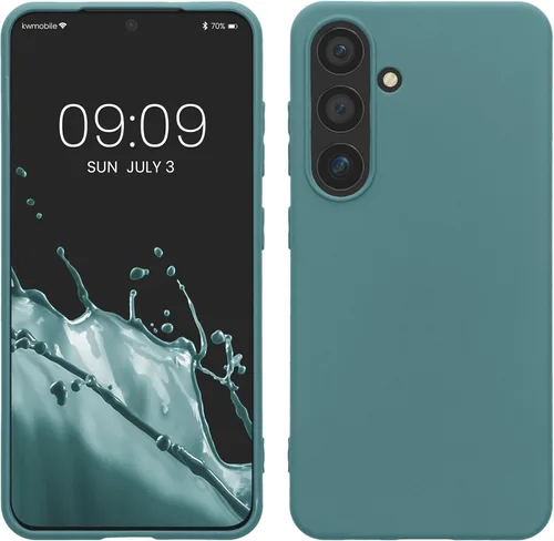 Vista 208 de kwmobile Funda compatible con Samsung Galaxy S23 - Funda protectora de silicona TPU suave y delgada - Piedra antigua