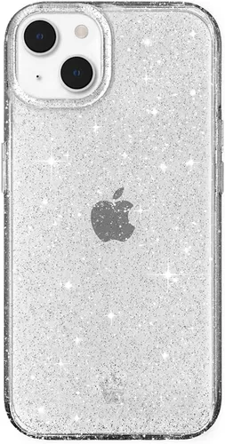 Vista 28 de VELVET CAVIAR Funda para iPhone 14, probada en caídas de 10 pies, purpurina transparente Bratz