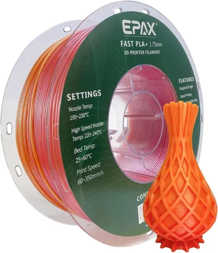 Vista 38 de EPAX Alta Velocidad PLA+ Filamento para Impresora 3D, Filamento para Impresión 3D PLA Rápido, 1.75mm, Precisión Dimensional +/- 0.03 mm, Carrete