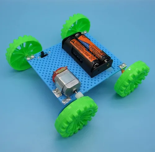 Vista 6 de Kit de motores de CC para niños, 6 juegos de 159 piezas de mini motor eléctrico para pasatiempos magnéticos fuertes con engranajes de plástico