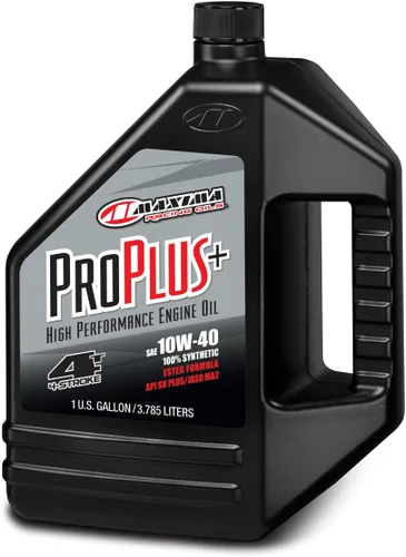 Vista 6 de Maxima Racing Oils 30-19901-2PK Pro Plus+ 10w50 - Aceite sintético para motor de motocicleta, botella de 1 litro, paquete de 2