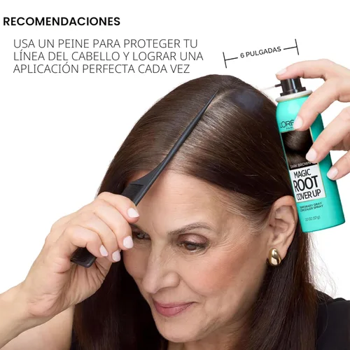 Vista 8 de Tinte cubre raíces L 'Oreal Paris Cabello Color , Total 1, Negro