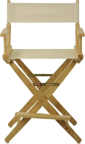 Vista 58 de American Trails - Silla de director extra ancha de 24 pulgadas, marco negro con lienzo verde cazador, altura de mostrador