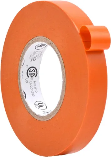Vista 43 de WOD ETC766 - Cinta eléctrica negra de grado profesional para uso general, núcleo listado UL/CSA. Cinta adhesiva de goma de vinilo: 1 pulgada x 66