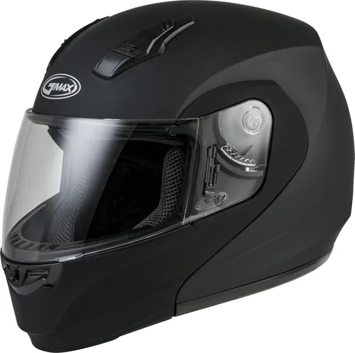 Vista 2 de GMAX Casco modular MD-04 (negro mate, mediano) - Aprobado por FMVSS 218