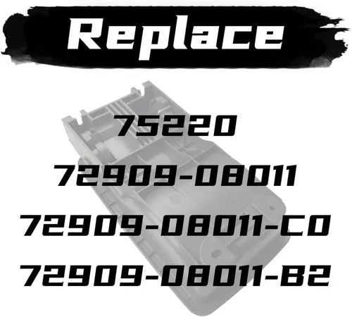 Vista 3 de Compatible con manija de liberación de asiento plegable para Toyota Sienna, 2011 2012 2013 2014 2015 2016 2017 2018 2019 2020 Reemplazar 75220