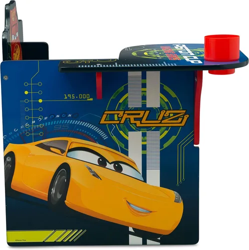 Vista 7 de Delta Children - Escritorio con silla y compartimento de almacenamiento, Cars Disney/Pixar