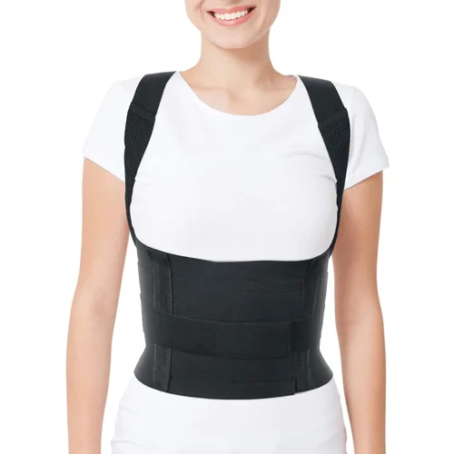 Vista 2 de ORTONYX Corrector de postura cómodo, soporte de espalda para clavícula y hombro, totalmente ajustable para hombres y mujeres/656A-XS