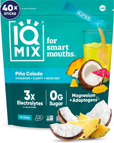 Vista 9 de IQMIX x Chef Thomas Keller - Polvo de Electrolitos para Hidratación – Fórmula 4 en 1 para Hidratación, Claridad Mental, Estado de Ánimo