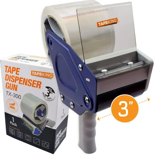 Vista 7 de Cinta de embalaje transparente Tape King de 3 pulgadas de ancho (0.106 pulgadas de grosor), 60 yardas por rollo de recarga
