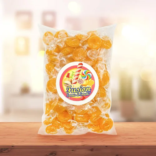 Vista 7 de Caramelo Duro Butterscotch - Bolsa de 1 Libra de Caramelos Butterscotch Envueltos Individualmente, Paquete a Granel, Discos Amarillos