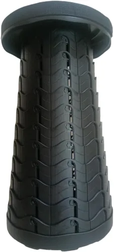 Vista 4 de Portable Folding Stool Lightweight with Load Capacity 180KG, Retractable Plastic Foldable Collapsible Stool for Camping Fishing Hiking BBQ Outdoors