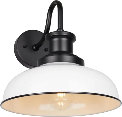 Vista 21 de RZ007 ORB RZ007 ORB - Lámpara de pared al aire libre estilo granero al aire libre, lámpara de pared para exteriores, estilo granja, lámpara de pared