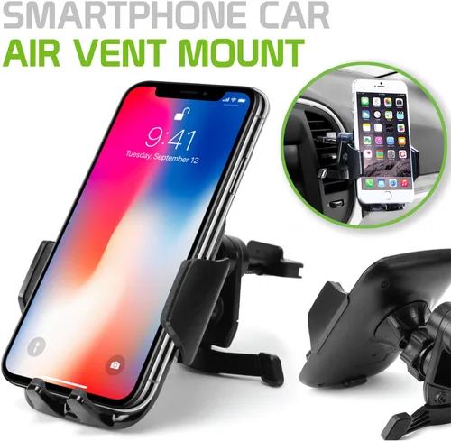 Vista 2 de Soporte de teléfono para ventilación de automóvil, soporte de teléfono para ventilación de automóvil, soporte para teléfono celular, soporte manos