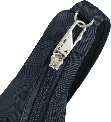 Vista 12 de Travelon Bolsa bandolera clásica antirrobo esencial, color negro
