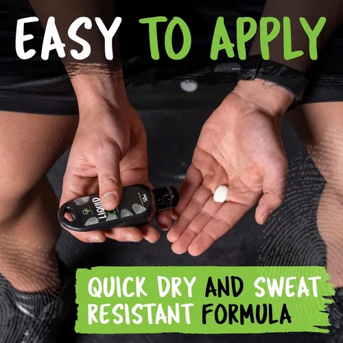 Vista 2 de Gradient Fitness Tiza líquida para gimnasio, levantamiento, escalada en roca, agarre de poste, levantamiento de pesas, entrenamiento, agarre