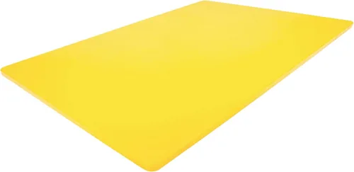Vista 11 de Thirteen Chefs - Tabla de cortar grande de plástico negro de 18 x 12 - 1/2" de grosor HDPE para restaurantes y cocinas profesionales, NSF