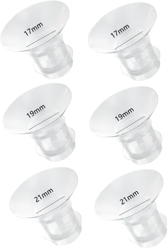 Vista 9 de 4 piezas de inserción de brida de 0.51 pulgadas compatibles con Medela/Spectra/Willow/TSRETE/Momcozy S9/S12/S9Pro/S12Pro protectores de extractor
