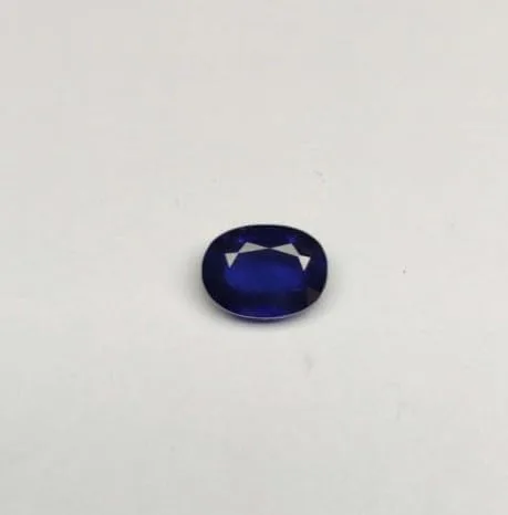 Vista 3 de Blue Sapphire Natural Gemstones Cut Stone Sapphire Healing Crystals, Oval Energy Stone, Jewelry Making Birthstone Blue Crystals Assorted Loose