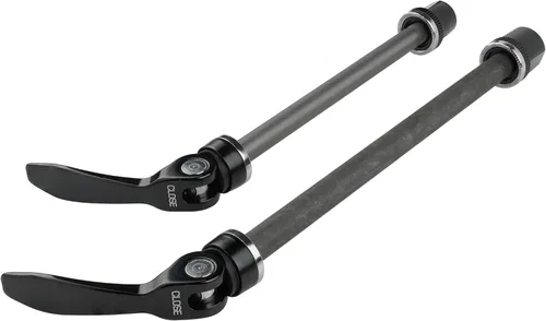 CyclingDeal Juego de ejes de brochetas de liberación rápida para bicicleta de montaña de carretera, 0.354 in, 0.394 in - delantero 0.354 in x 5.315