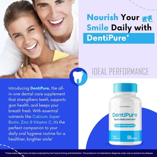 Vista 6 de Dentipure Cápsulas para dientes y encías saludables, píldoras de suplemento Dentipure Probióticos orales avanzados, mezcla totalmente natural