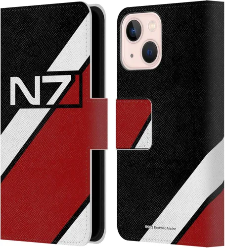 Vista 94 de Head Case Designs Officially Licensed EA Bioware Mass Effect Cerberus Logo Graphics Leather Wallet Case Compatible with Apple iPhone 7 Plus/iPhone 8