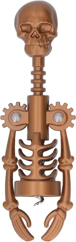 Sacacorchos de calavera Abridor de botellas de vino Herramienta de apertura de esqueleto Sacacorchos de metal Hueso Vino tinto Vino tinto Vino con