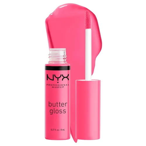 Vista 42 de NYX MAQUILLAJE PROFESIONAL Brillo de mantequilla azúcar moreno brillo de labios no pegajoso - Cinnamon Roll (Gris Marrón)