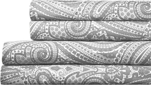 Vista 93 de Juego de sábanas extrasuaves de tamaño individual, ropa de cama transpirable y lujosa con correas elásticas integradas para las esquinas, colección