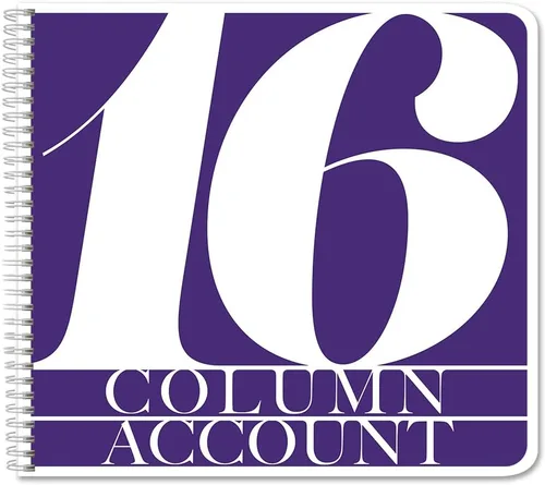 Vista 13 de BookFactory Libro de contabilidad de 2 columnas/libro de cuentas/libro de contabilidad/cuaderno (libro columnar de dos columnas) – tapa dura