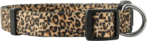 Vista 4 de Native Pup Collar de perro con estampado de animales, patrón de peces de trucha de arroyo, regalo para pescador, cachorro al aire libre