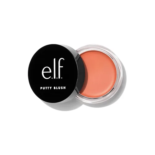 e.l.f. Rubor en Crema, fórmula cremosa y de alto pigmento para un brillo natural, ofrece un acabado semi-mate y en polvo, vegano y libre de Bahamas