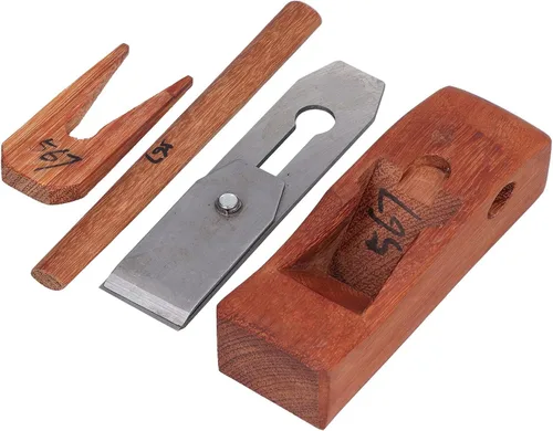 Plano de mano de teca, herramienta de alisado de carpintería para cepillado y recorte de madera, equipo de carpintero profesional para proyectos de