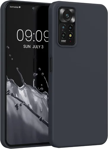 Vista 8 de kwmobile Funda compatible con Xiaomi Redmi Note 11 Pro/Note 11 Pro (5G) / Note 12 Pro (4G) - Funda de silicona TPU con acabado suave - Océano