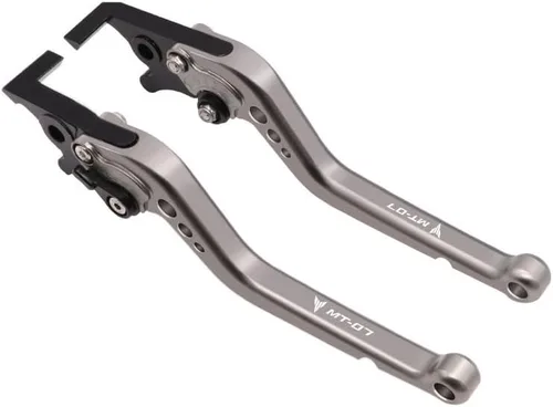 Vista 7 de F Suitable for Yamaha MT-07 CNC Aluminum Alloy Handle Lever Accessories Modified Long Brake Clutch Horns Y (Color : Blue)