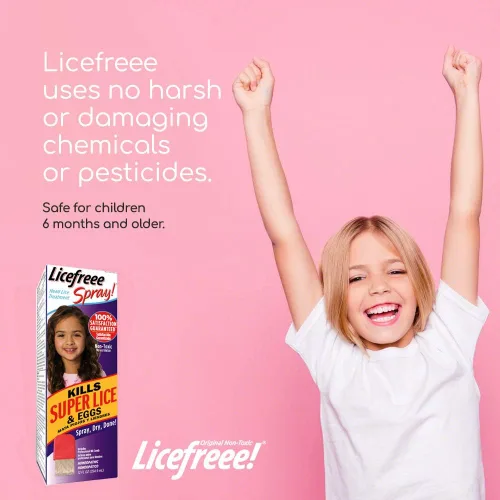 Vista 4 de Licefreee Spray Tratamiento en aerosol instantáneo para piojos, botella, FG10241, 1, 1