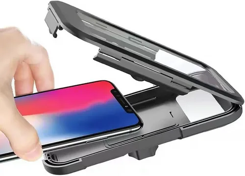 Vista 4 de Soporte de teléfono para bicicleta de motocicleta, resistente al agua, con pantalla táctil de TPU, soporte móvil universal de 360 grados