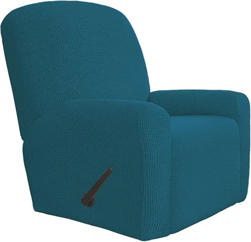 Vista 9 de Easy-Going - Funda elástica para sofá reclinable y sofá cama, 6 piezas, protector de muebles, suave, parte inferior elástica, tela jacquard