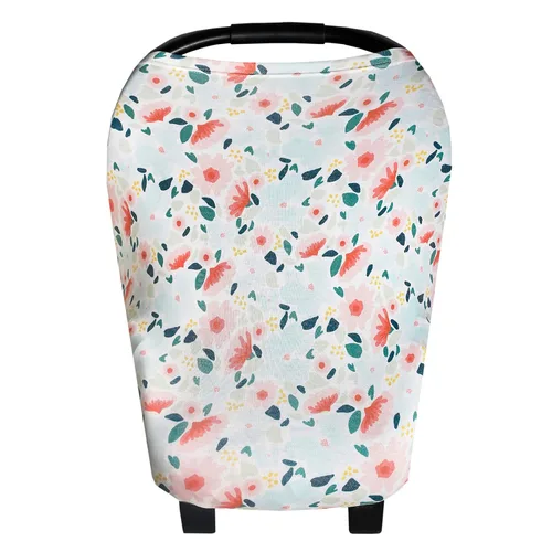 Vista 15 de Copper Pearl Funda multiusos: fundas de asiento de automóvil, funda de lactancia y funda de cochecito para el sol, tela elástica, uso para todas